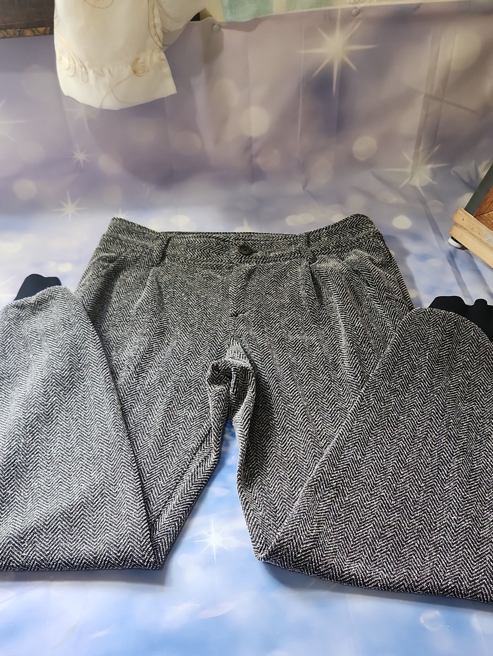 Free People Gray Herringbone Jogger Pants Would Definitly Work For Office Wear